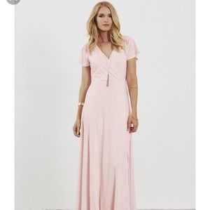Pink Bridesmaids dress by Love & Dahlia